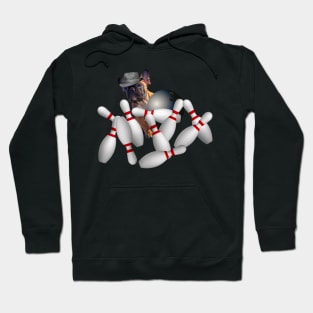 French Bulldog Bowling Hoodie